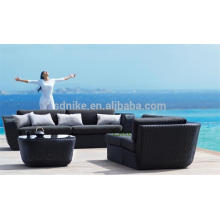 DE- (99) mobília feita à mão ao ar livre usado cobrir do amortecedor do sofá do rattan